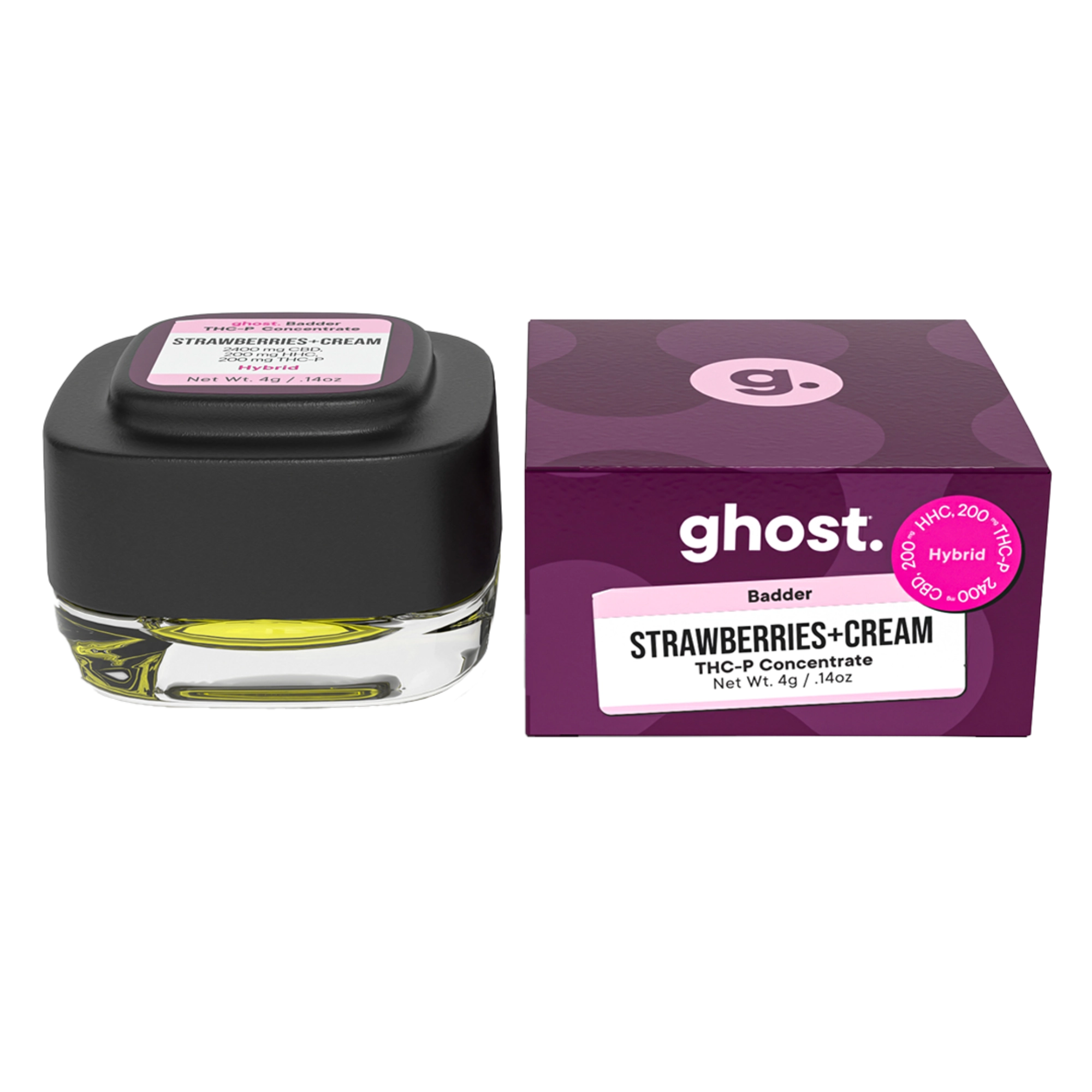 Strawberries and Cream THCp Concentrate Front