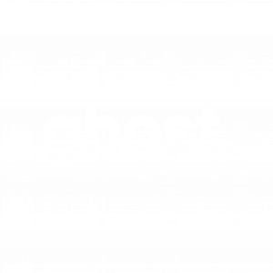 ghost logo white